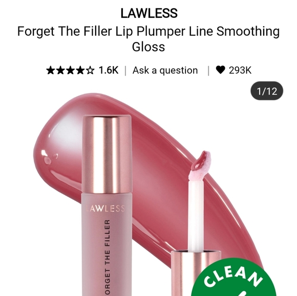 Sephora Other - NIB LAWLESS FORGET THE FILLER LIP PLUMPER LINE FILLING GLOSS IN VELVET